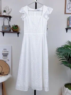 Lost + Wander Hoku Boho Vacation Hawaii Midi Dress White thumbnail 5