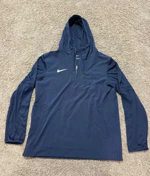 Nike windbreaker quarter zip navy blue  thumbnail 1