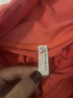 Free people leggings orange thumbnail 4