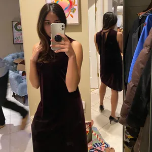 Ann Taylor Plum Velvet Dress thumbnail 9