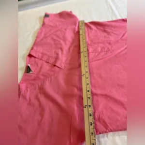 ScrubZone by Landau Unisex Light Pink XS Scrub Pants V Neck Short Sleeve Top thumbnail 10