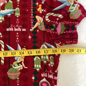 Disney Tinkerbell Women’s Scrub Top Size XS thumbnail 4