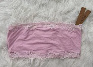 Skims Fits Everybody Lace Bandeau Cherry Blossom Multi Size Medium thumbnail 1