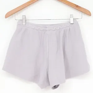 John Galt Brandy Melville Purple Waffle Knit Thermal Lounge Shorts thumbnail 6