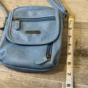 MultiSac Mini Micro Everest Crossbody Bag Light Blue Minimalist Travel thumbnail 7