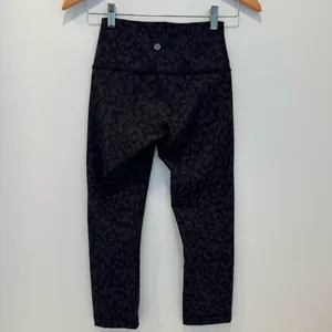 Lululemon Align High-Rise Crop Intertwined Camo Deep Coal Multi size 4 thumbnail 6