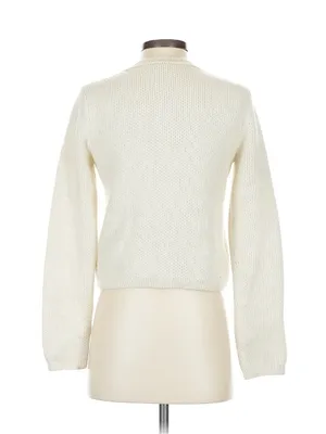 Zara Cream Knit Button-Front Cardigan thumbnail 2