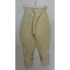 1970s Vintage Equestrian Riding Breeches Cream XXS XS Side Zip Jodhpurs thumbnail 10