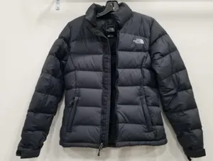 North Face Womens XS Black 700 Nuptse Down Puffer Jacket Winter Coat thumbnail 1