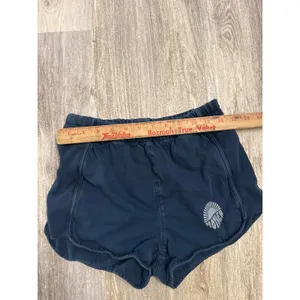 Mother Denim The Triple Running Mate Shorts Blue Nights Navy‎ Cotton Small thumbnail 7