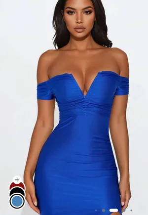 Royal blue gown thumbnail 3