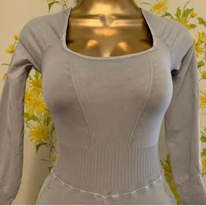 Free People Good Karma Long-Sleeve Onesie ice grey size XS/S thumbnail 7