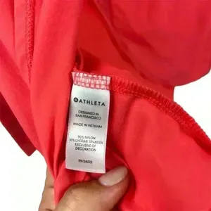 Athleta Sunlover‎ UPF 50+Tulip Back Top Long Sleeve Crew Neck Top Pink Size S thumbnail 7