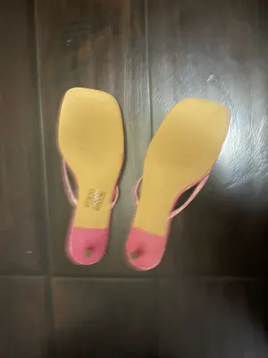 Never used Shein pink sandals  thumbnail 2