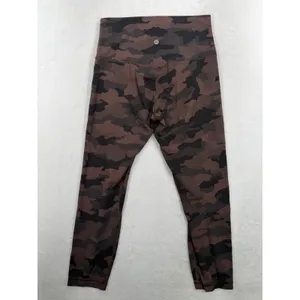 Lululemon Sz 8 Align Crop 23" Heritage 365 Camo Brown Earth Multi Cropped W6BD6S thumbnail 6