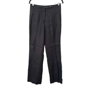 JCREW Linen‎ Pleated Trouser Black Sz 8 thumbnail 3