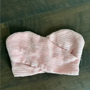 Revolve Pink Crop Top thumbnail 5