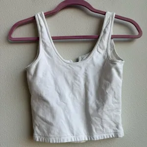 Abercrombie & Fitch Soft AF White Corset Crop Top Size XS Summer Vacation thumbnail 3