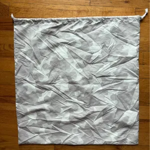 DAGNE DOVER Tan White Drawstring Large‎ Square Dustbag thumbnail 3