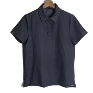 Figs‎ nala short sleeve scrub polo shirt size XS ladies nursing medical thumbnail 1