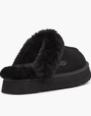 UGG Black Disquette Slippers Platform thumbnail 2