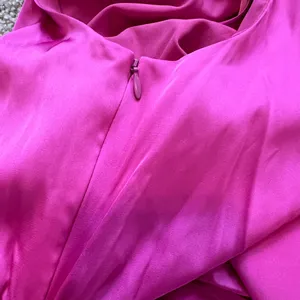 Runaway The Label Pink Faux Wrap One Shoulder Satin Dress Size 8 thumbnail 7