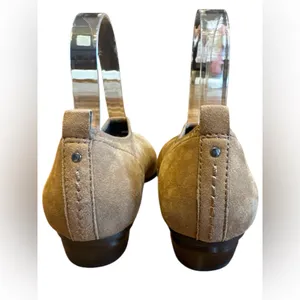 Naked Feet Caldi Pointed Toe‎ Suede Heel 7 Memory Foam Cottagcore thumbnail 4