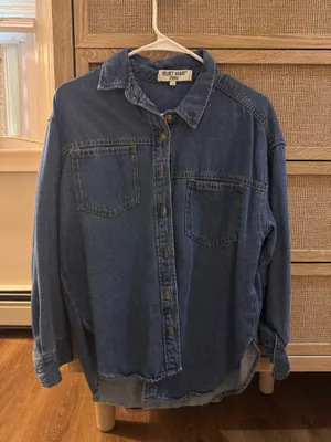 Denim shirt Blue thumbnail 1