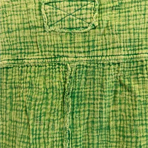 NWT Washing Wrinkled Green Gauze Button Down Shirt Size M thumbnail 8