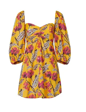 A.L.C. Elle Floral Puff Sleeve Mini Dress thumbnail 1