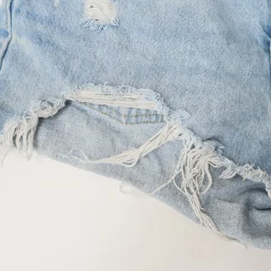 Levi’s High Waisted Light Wash 501 Denim Shorts thumbnail 5