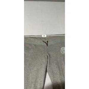 Abercrombie & Fitch Grey Flare Sweatpants Y2K Logo Side Stripe Low Rise XL thumbnail 6
