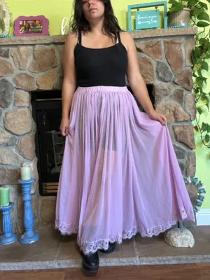 NWT Anthropologie Sheer Maxi Skirt thumbnail 9