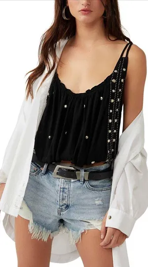 Free People Studded Top thumbnail 1