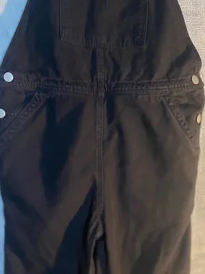 Everlane Black Cotton‎ Overalls with Adjustable Straps size 2 thumbnail 5