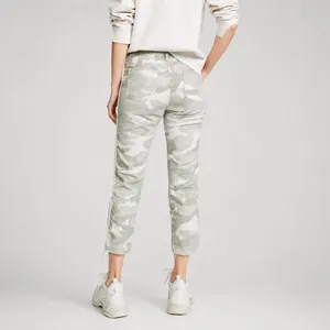 Mother The Shaker Chop Crop Fray Pants Womens 25 Camo Stripe Desert Print thumbnail 2