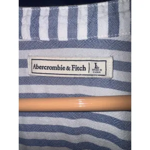 Abercrombie & Fitch Striped‎ Nautical Shirt Dress Women's LG Beach Resort Costal thumbnail 8