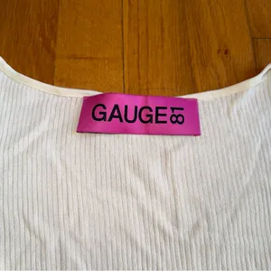 GAUGE81 Long‎ Sleeve Sweetheart Neck Shirt Ivory Off White Small thumbnail 2