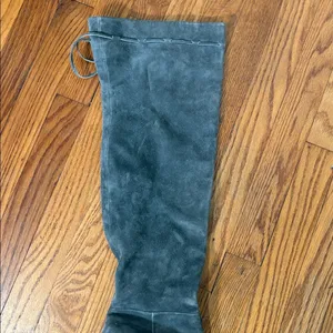 Anthropologie Splendid Darcie Knee Boots‎ Leather Grey size 8 thumbnail 9