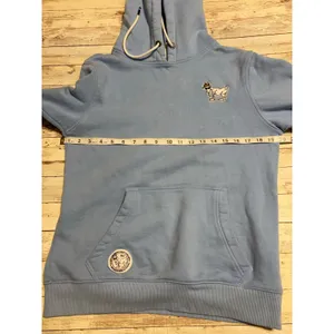 GOAT USA Hoodie Hooded Sweatshirt Size X-Small Baby Blue thumbnail 5
