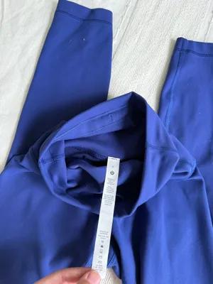 NWOT Lululemon Blue Align Leggings thumbnail 4