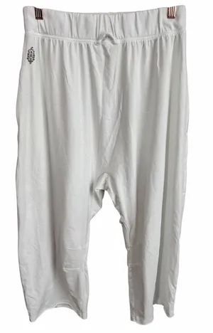 Free People FP Beach Harem Pants Drawstring White Women's Size Large thumbnail 1
