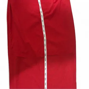 Almost Famous Red Rosette Halter Dress M‎ Ruched Y2K 2000s Bodycon thumbnail 6