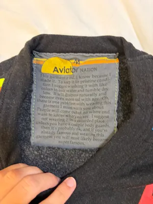 Aviator Nation Cropped Sweatshirt thumbnail 3