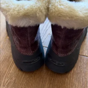 Sorel Tan and Black Fur-Lined‎ Boots women’s 8 thumbnail 8