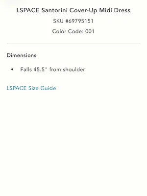 LSPACE Santorini dress thumbnail 4
