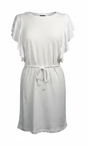 NWT Z SUPPLY The Capri Flutter Sleeve Stretch Terry‎ Boho Mini Dress, Large thumbnail 1