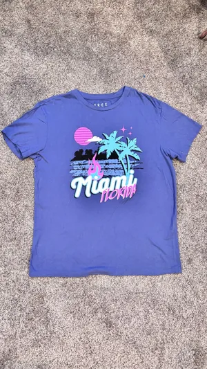 Miami Beach Sunset Comfort Colors T-shirt thumbnail 8
