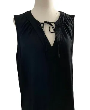 Old Navy Women Size Medium Summer Dress Sleeveless Black 1-410 thumbnail 2