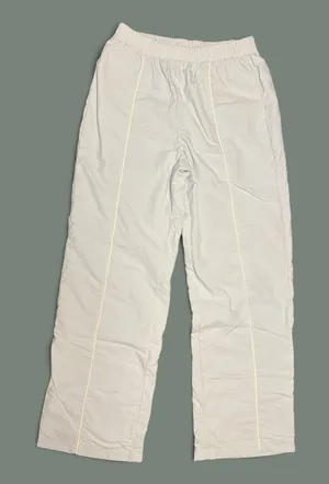 Forever 21 Baby Blue White Piping Y2K Track Pants M thumbnail 1